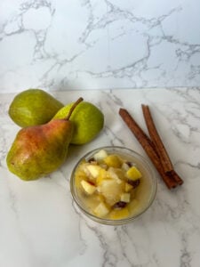 spiced fermented pears